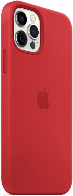 Накладка Apple iPhone 12 Pro Max Silicon Case MagSafe (Красный)