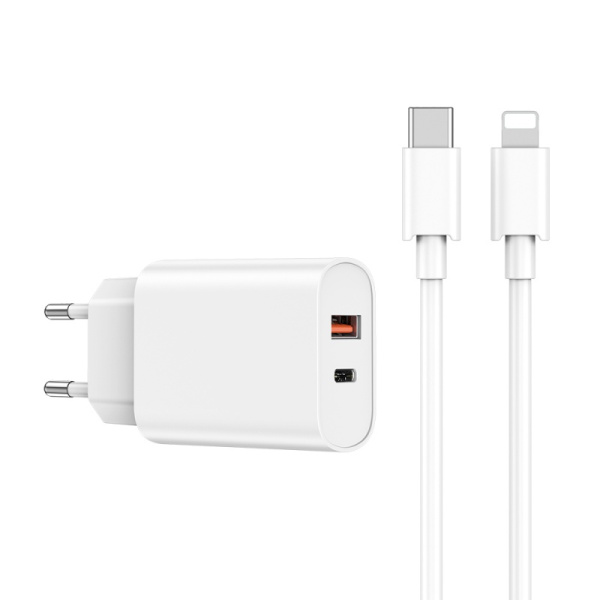 Блок WIWU Nano GaN 30Вт USB-C+Кабель USB-C to USB-C